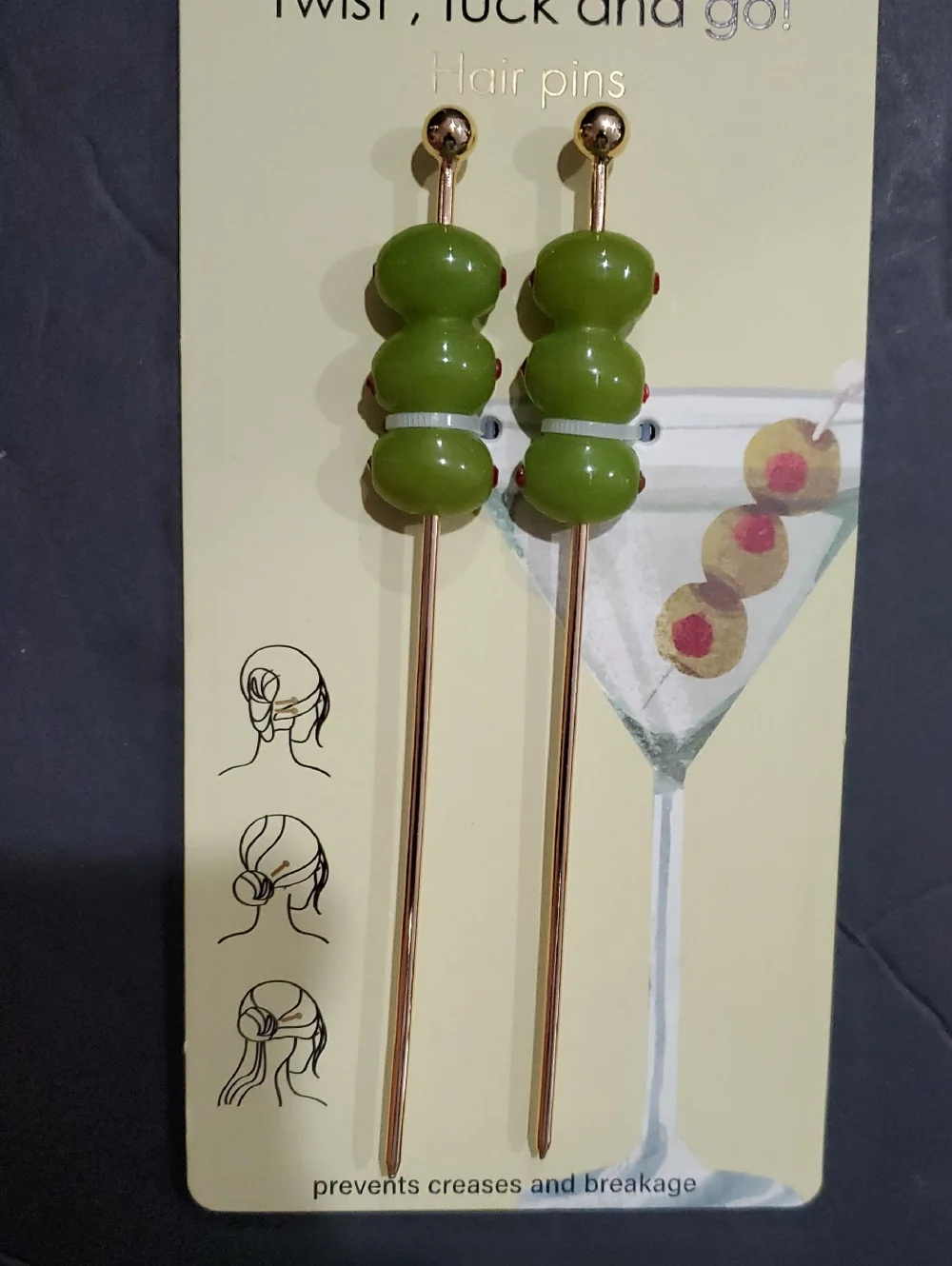 Set of Martini olives adorned‎ 6